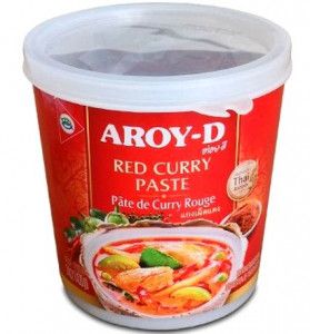 PASTA DE CURRY AMARILLO VEGANO 400G - Aroy-D 24*