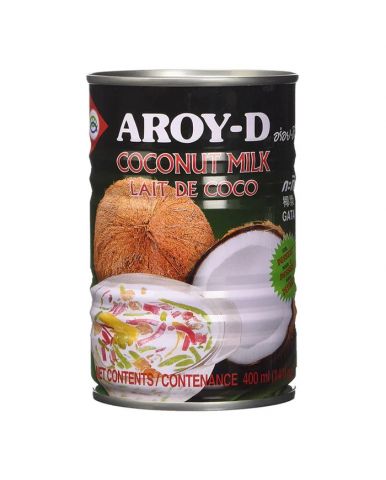 LECHE DE COCO para POSTRE VEG. 400ml -  Aroy D 24*