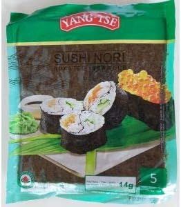 PAPEL SUSHI NORI 10U/28g - Yang Tse 15*