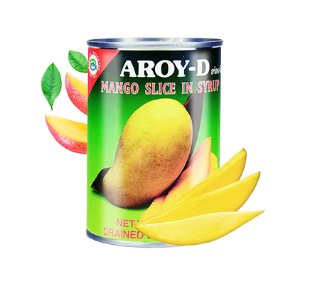 MANGO EN ALMÍBAR 425g VEG.- Aroy D 24*