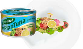 ATÚN LIMÓN Y PIMIENTA 150g VEG. - Unfished 12*