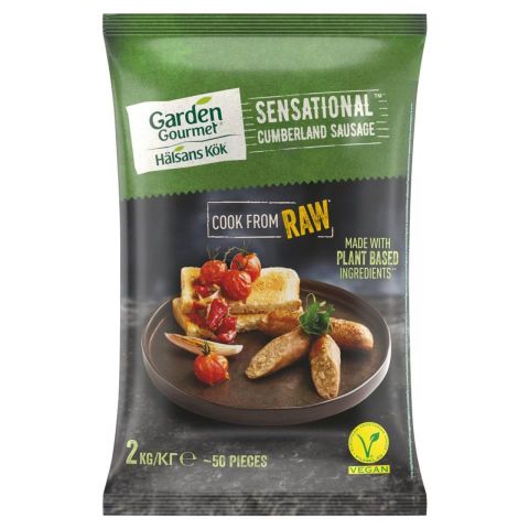 SALCHICHA SENSACIONAL 90g VEG Bolsa 2kg - Garden Gourmet 3*