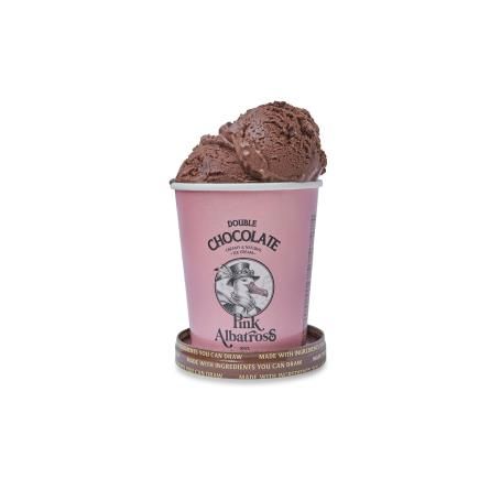 Helado DOBLE CHOCOLATE CHIPS 480ml VEG - Pink Albatross 4*