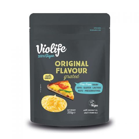 QUESO RALLADO sabor ORIGINAL 200g VEG. - Violife  8*