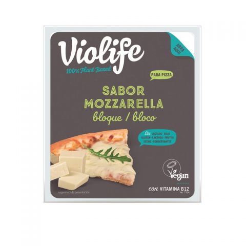 QUESO BLOQUE PIZZA sabor MOZZARELLA 200g VEG. - Violife  13*