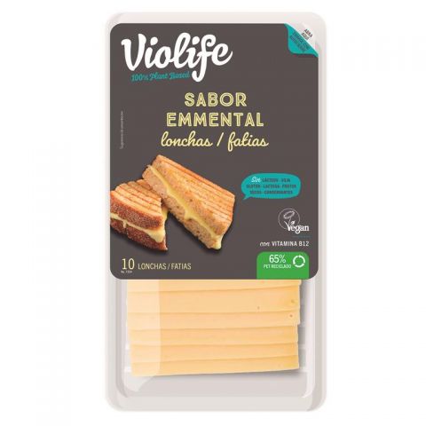 QUESO LONCHAS SABOR EMMENTAL 200g VEG. - Violife 12*