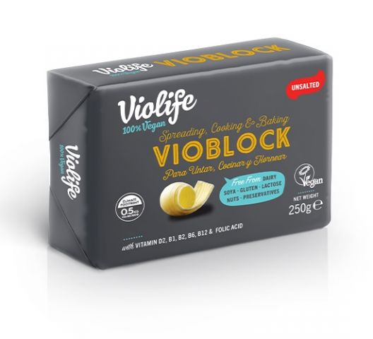 MANTEQUILLA VIOBLOCK CON SAL 250g VEG. - Violife  10*