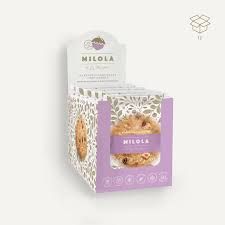 COOKIE INDIVIDUAL AVELLANAS & CHIPS CHOCOLATE 14u x 50g  VEGETARIANA - MiLola